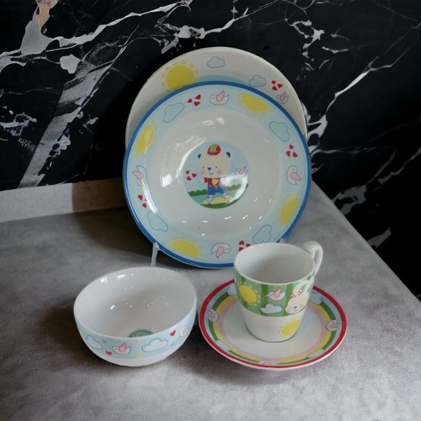سرویس غذاخوری چینی ۵ تکه کودک