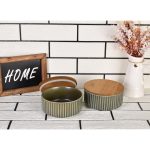 کاسه بی.وی.کی مدل olive کد 455232 مجموعه 2 عددی