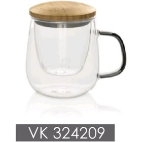 لیوان دمنوش درب بامبو بی وی کی BVK کد VK324209